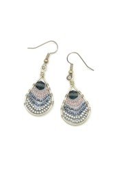 Beaded Wire Teardrops